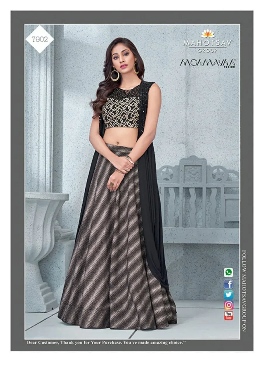 MOHOTSAV MOHMAYA IMPORTETED LEHENGA CROP TOP STYLE Anant Tex Exports Private Limited