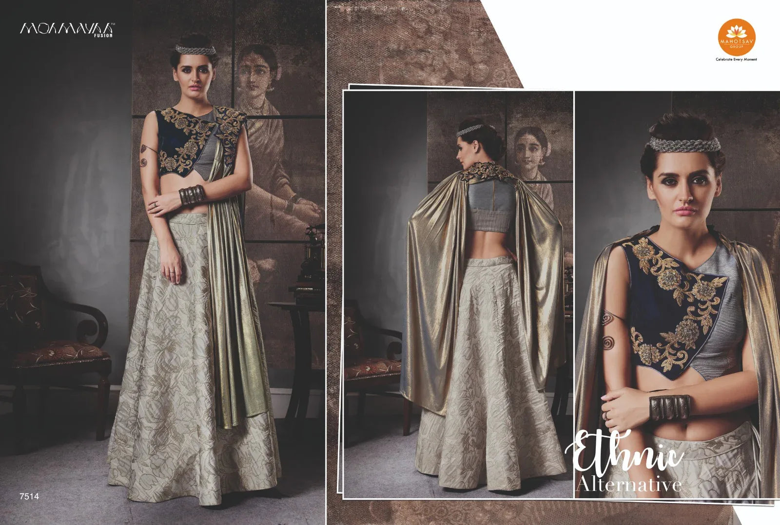 MOHOTSAV MOHMAYA IMPORTETED LEHENGA CROP TOP STYLE Anant Tex Exports Private Limited