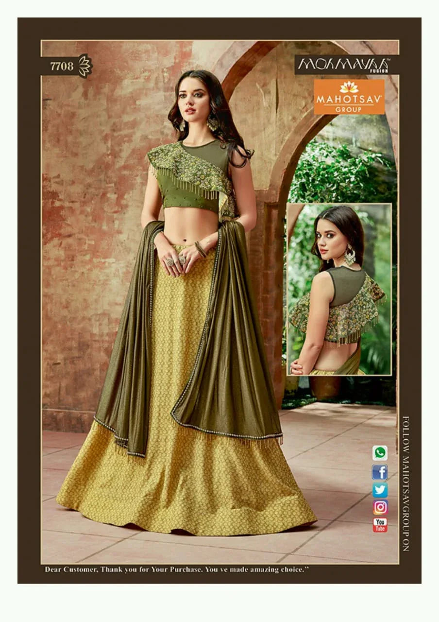 MOHOTSAV MOHMAYA IMPORTETED LEHENGA CROP TOP STYLE Anant Tex Exports Private Limited