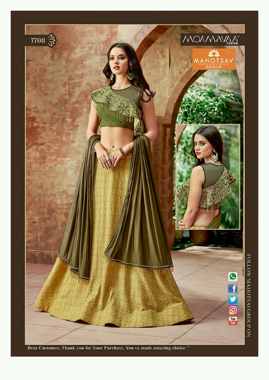 MOHOTSAV MOHMAYA IMPORTETED LEHENGA CROP TOP STYLE Anant Tex Exports Private Limited