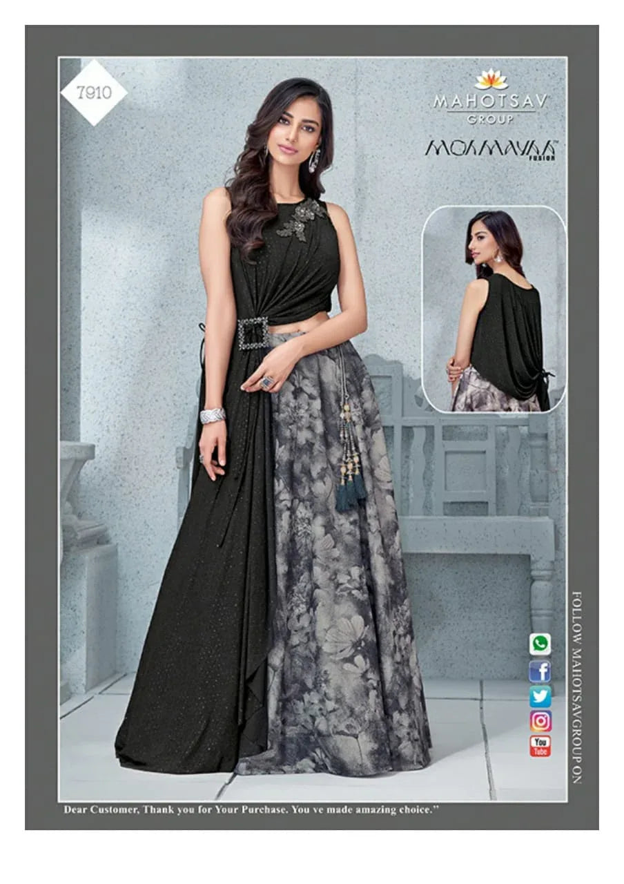 MOHOTSAV MOHMAYA IMPORTETED LEHENGA CROP TOP STYLE Anant Tex Exports Private Limited