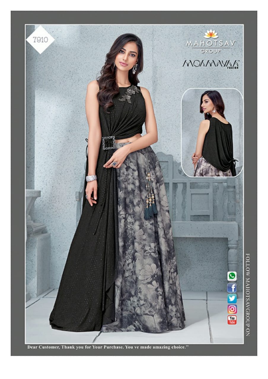 MOHOTSAV MOHMAYA IMPORTETED LEHENGA CROP TOP STYLE Anant Tex Exports Private Limited