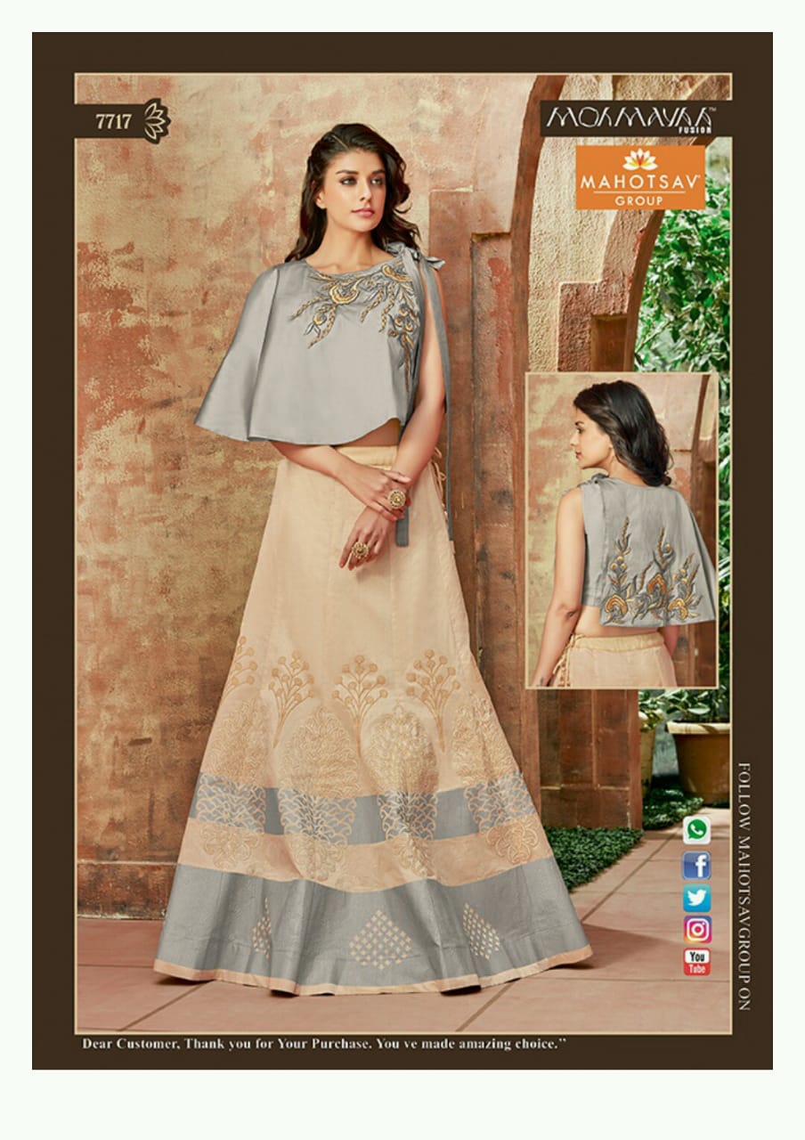 MOHOTSAV MOHMAYA IMPORTETED LEHENGA CROP TOP STYLE Anant Tex Exports Private Limited