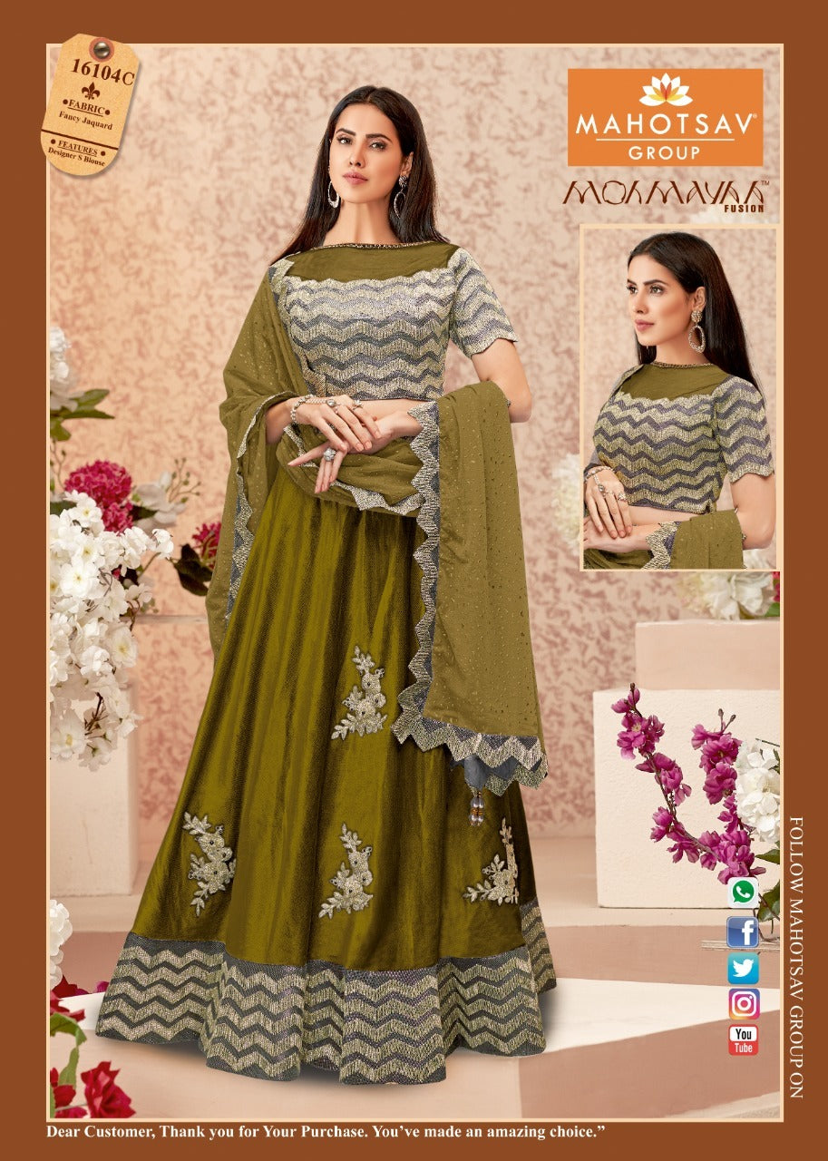 MOHOTSAV MOHMAYA IMPORTETED LEHENGA CROP TOP STYLE Anant Tex Exports Private Limited