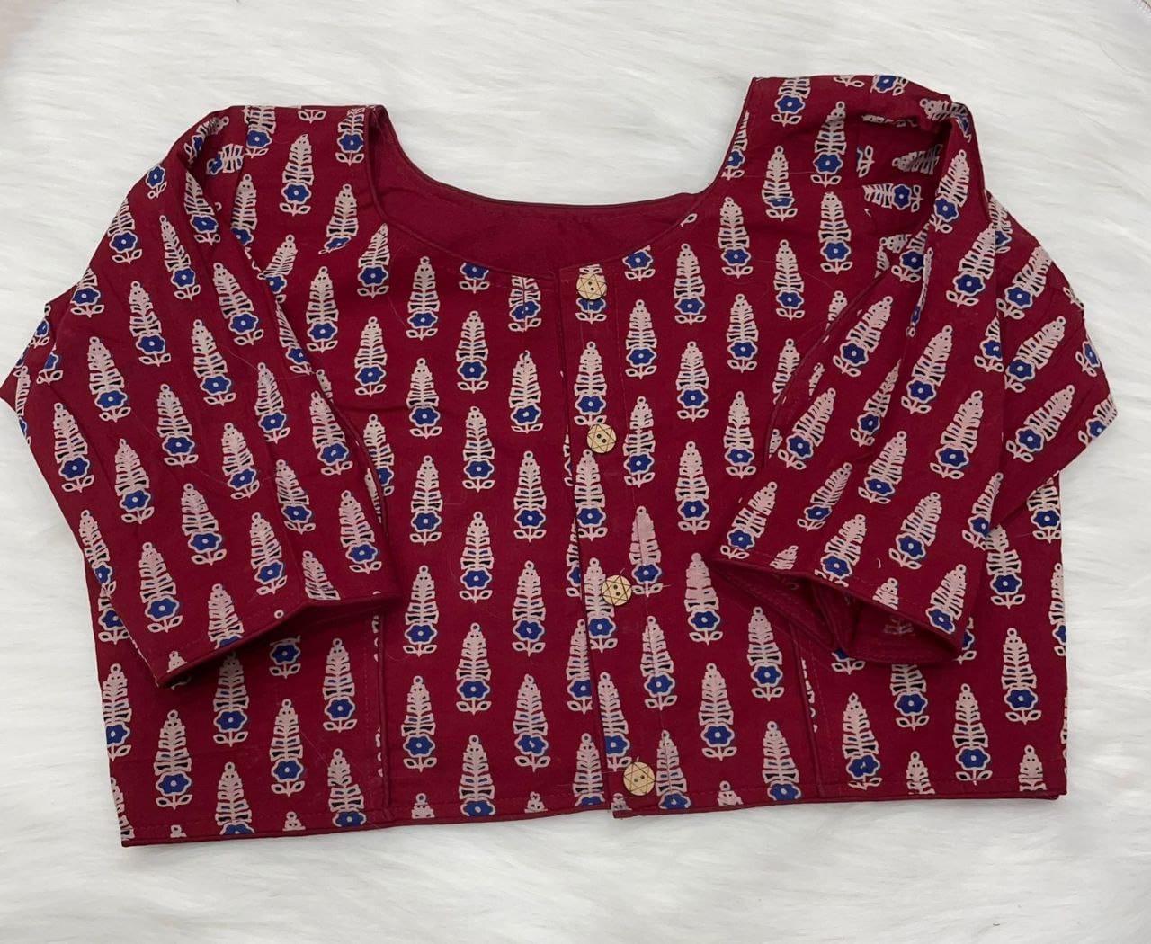Fancy Ajarakh Blouse Anant Tex Exports Private Limited