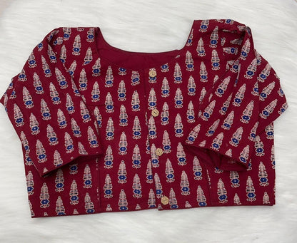 Fancy Ajarakh Blouse Anant Tex Exports Private Limited