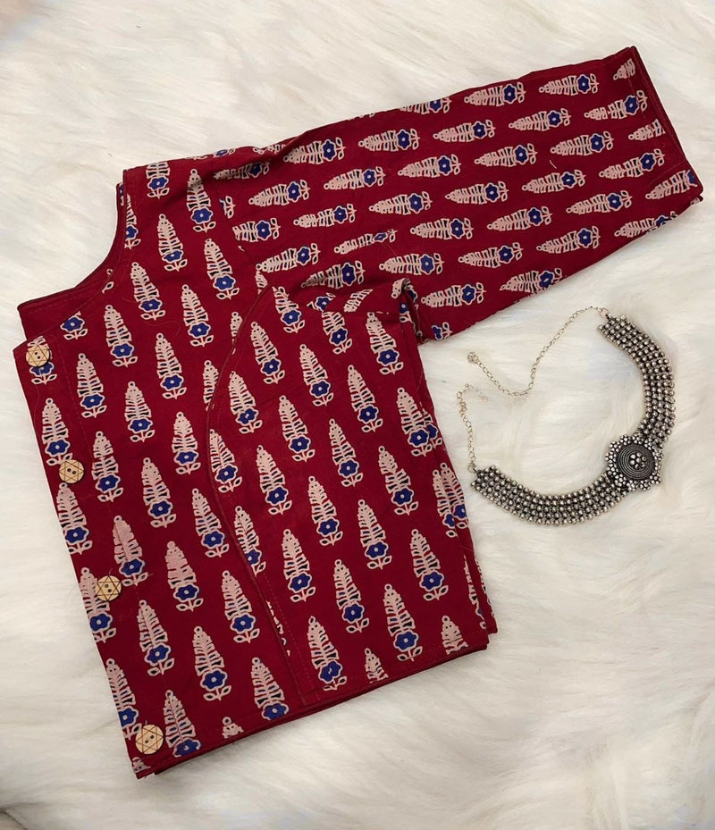 Fancy Ajarakh Blouse Anant Tex Exports Private Limited