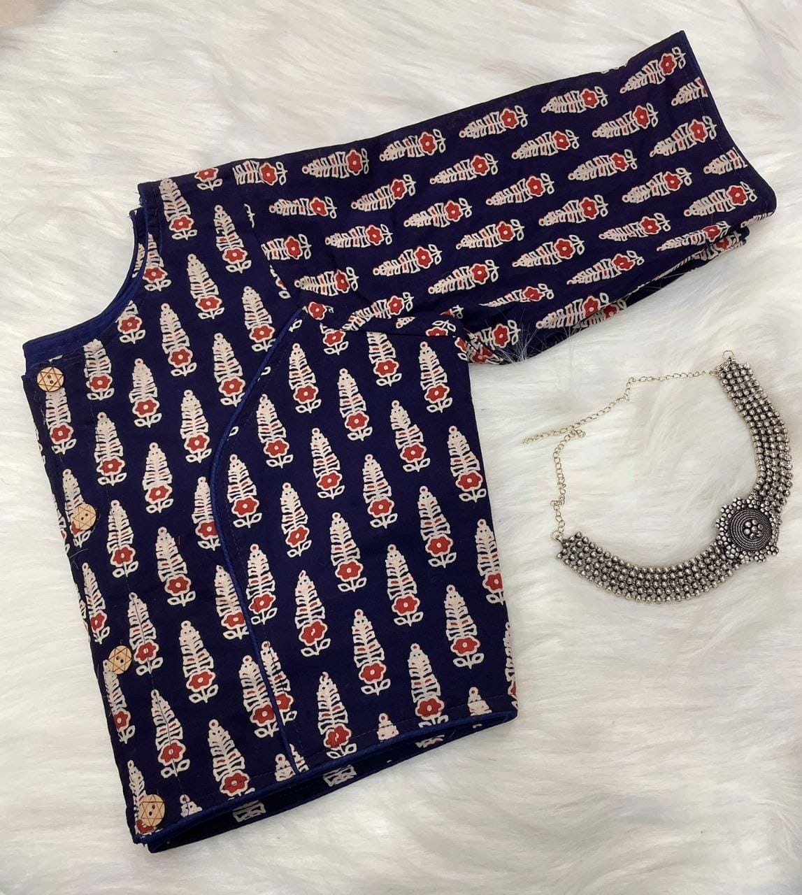 Fancy Ajarakh Blouse Anant Tex Exports Private Limited