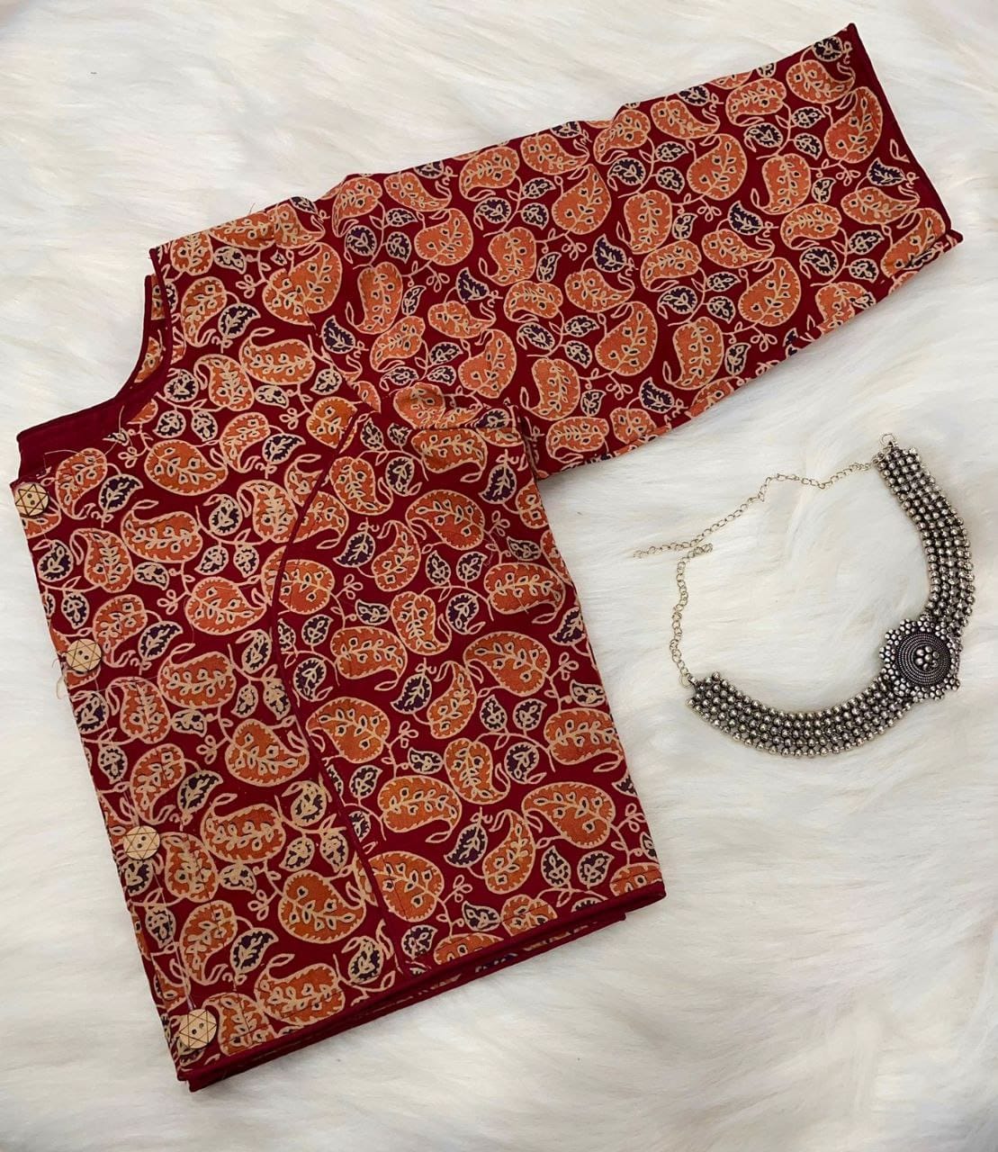 Fancy Ajarakh Blouse Anant Tex Exports Private Limited