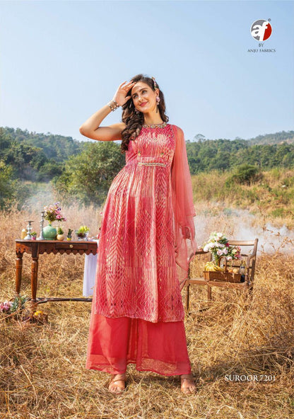 NYRA SUROOR KURTI PLAZZO WITH DUPATTA Anant Tex Exports Private Limited
