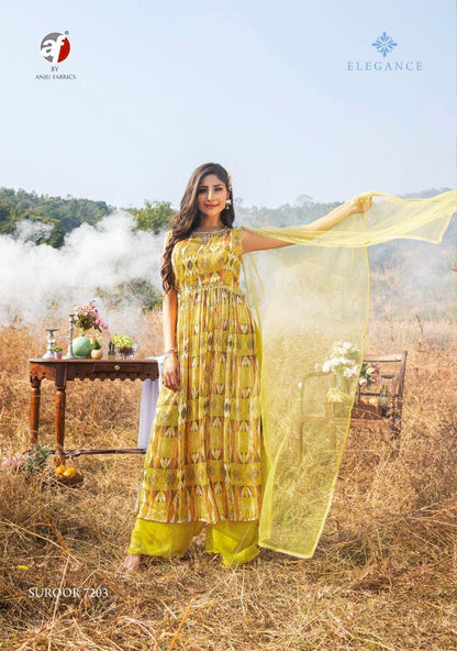 NYRA SUROOR KURTI PLAZZO WITH DUPATTA Anant Tex Exports Private Limited