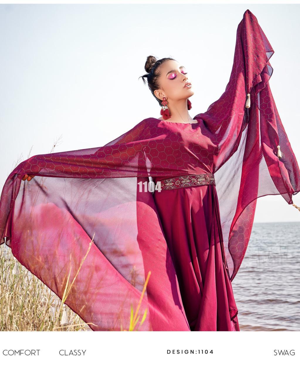 M &amp; M ARZOIE VOL 3 HEAVY GEORGETTE PARTYWEAR COLLECTION GOWN Anant Tex Exports Private Limited