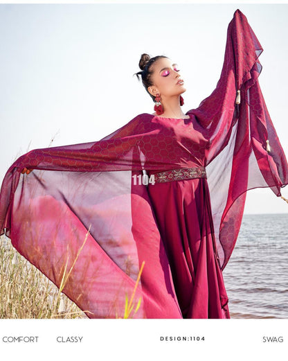 M &amp; M ARZOIE VOL 3 HEAVY GEORGETTE PARTYWEAR COLLECTION GOWN Anant Tex Exports Private Limited