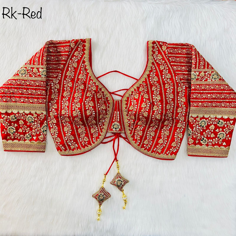 Heavy Embroidery Bridal Work Blouse Anant Tex Exports Private Limited