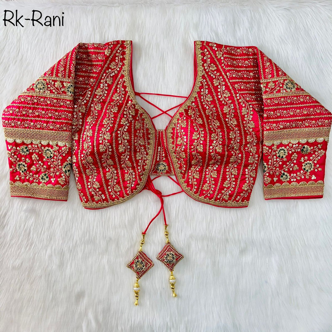 Heavy Embroidery Bridal Work Blouse Anant Tex Exports Private Limited