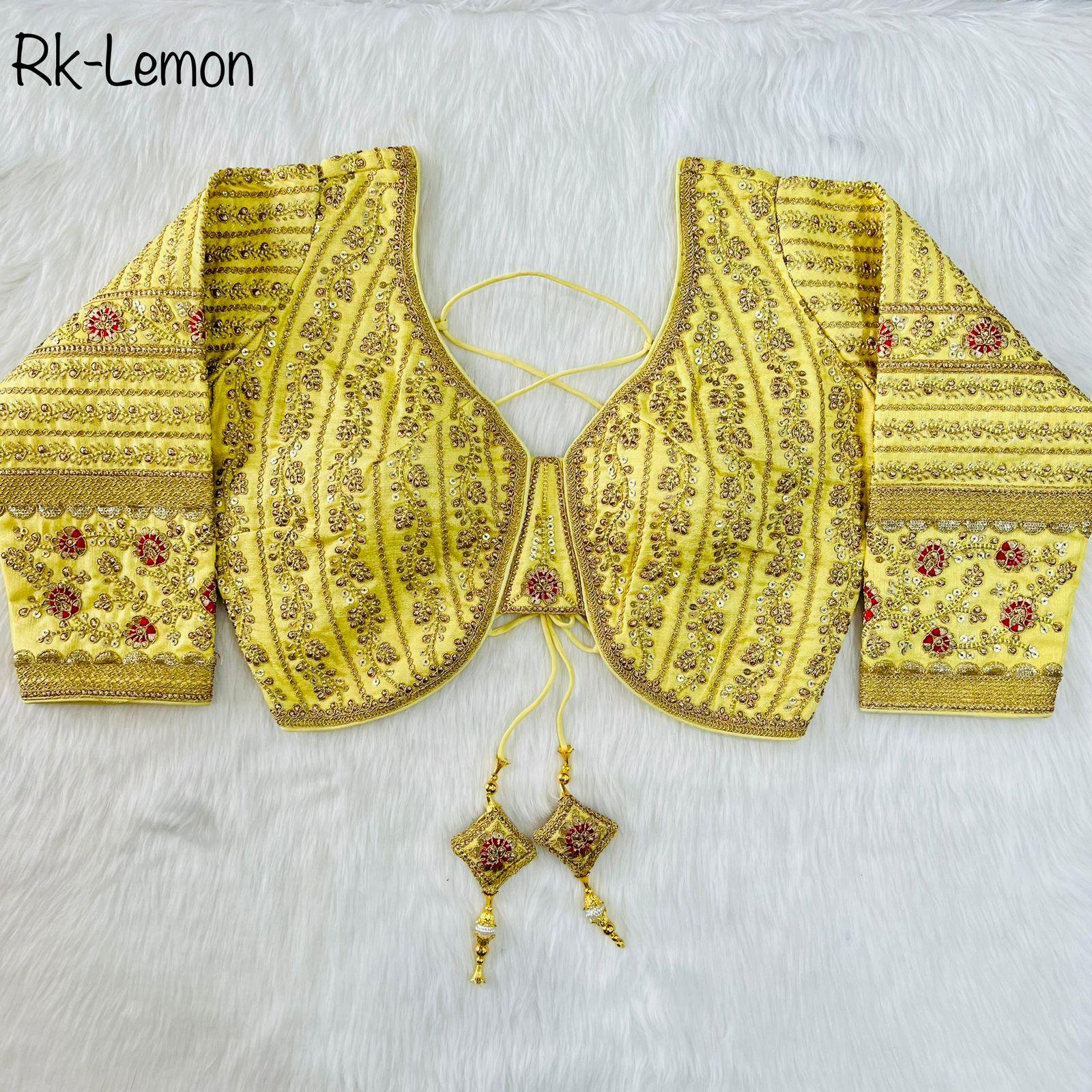 Heavy Embroidery Bridal Work Blouse Anant Tex Exports Private Limited
