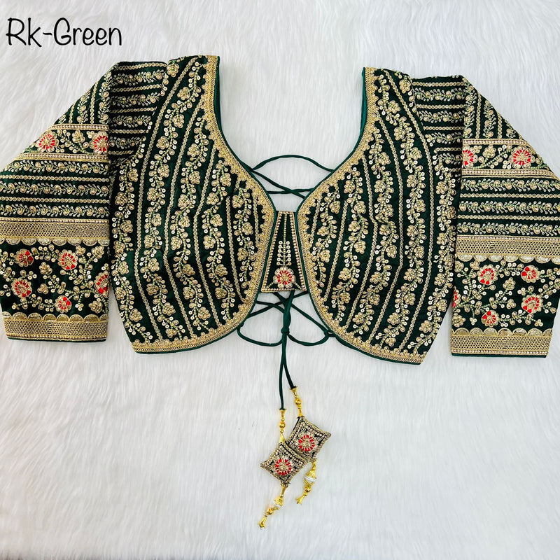 Heavy Embroidery Bridal Work Blouse Anant Tex Exports Private Limited