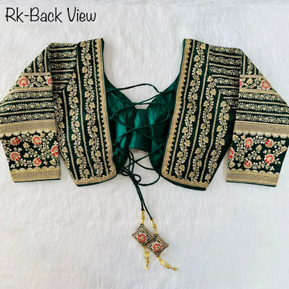 Heavy Embroidery Bridal Work Blouse Anant Tex Exports Private Limited