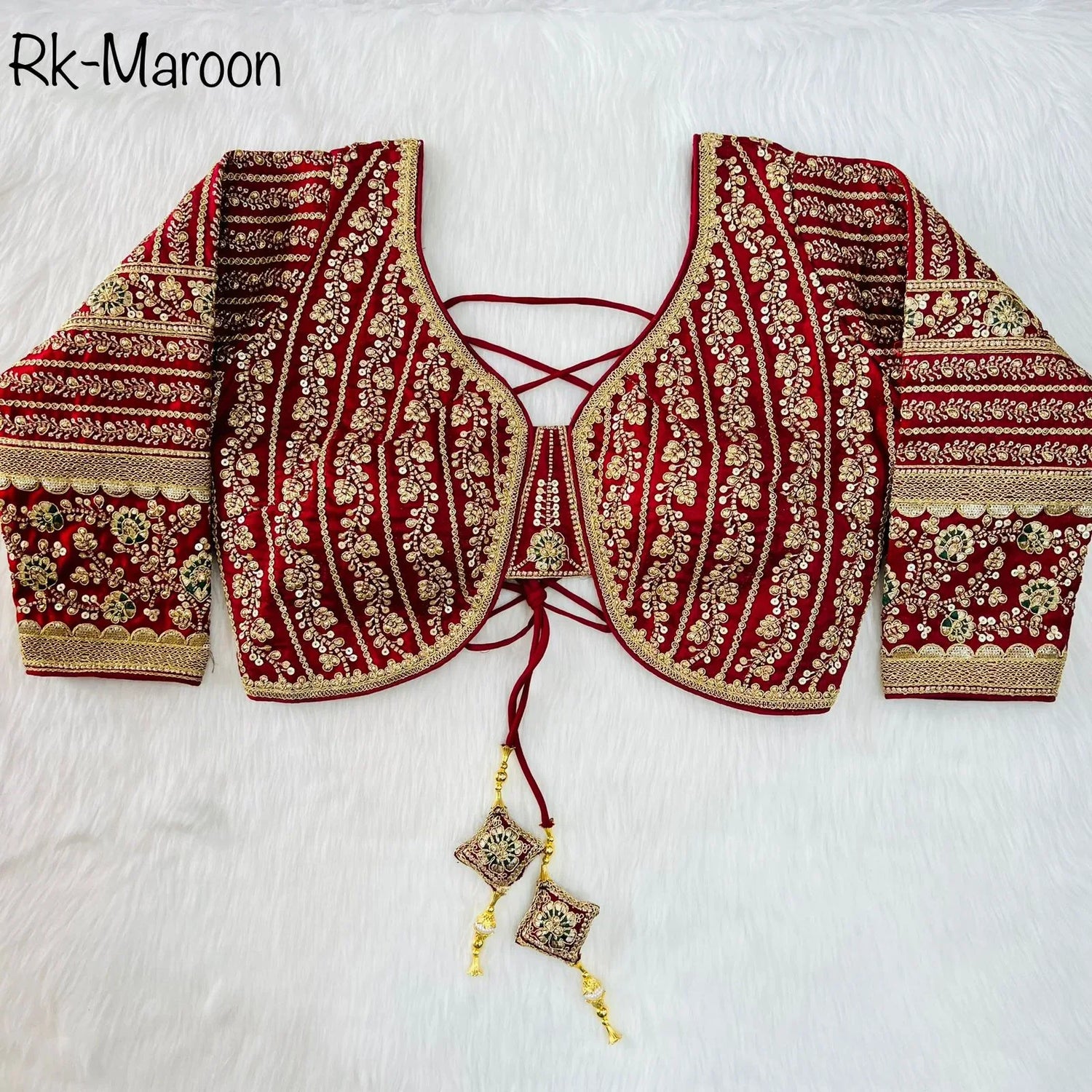 Heavy Embroidery Bridal Work Blouse Anant Tex Exports Private Limited