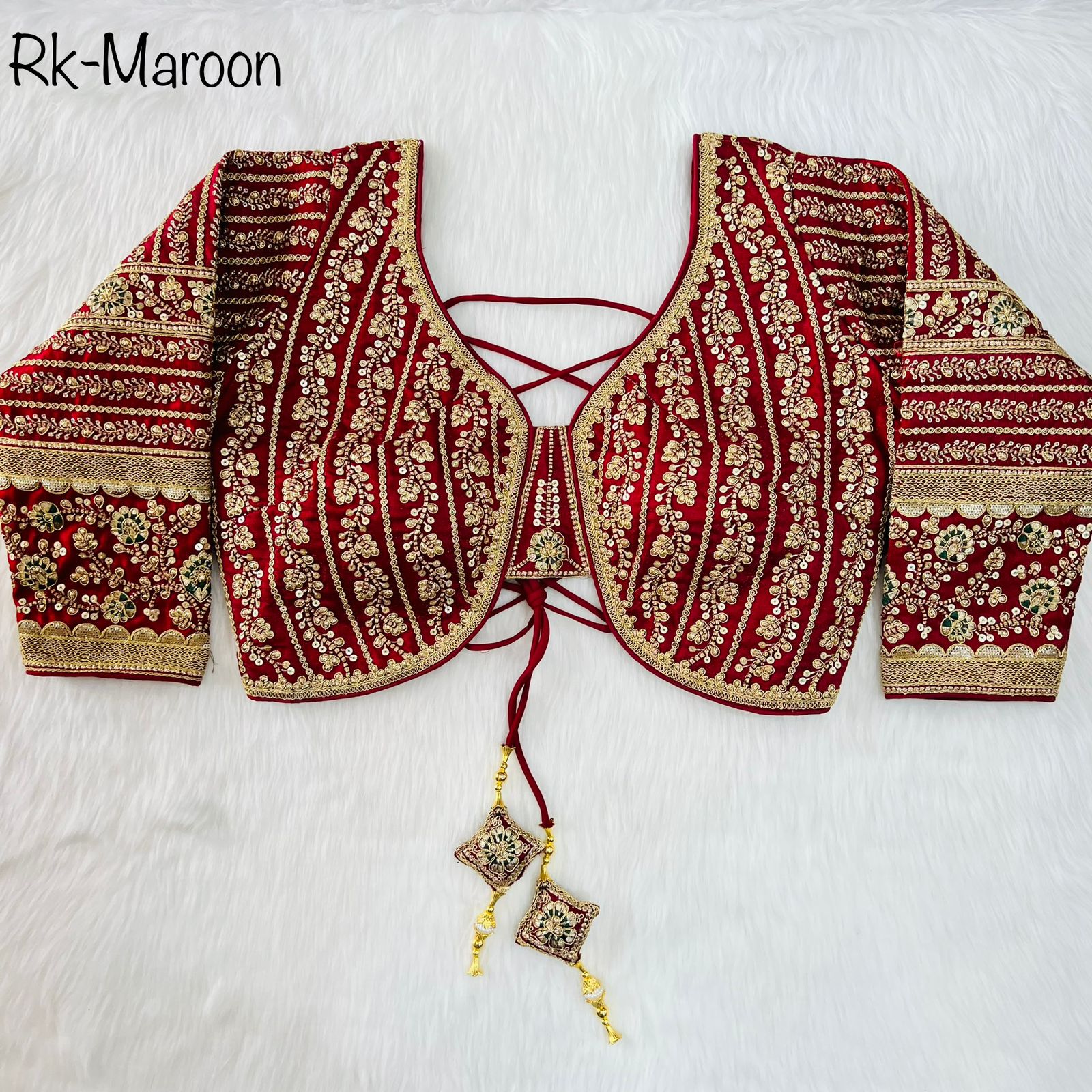 Heavy Embroidery Bridal Work Blouse Anant Tex Exports Private Limited