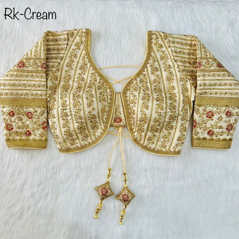 Heavy Embroidery Bridal Work Blouse Anant Tex Exports Private Limited