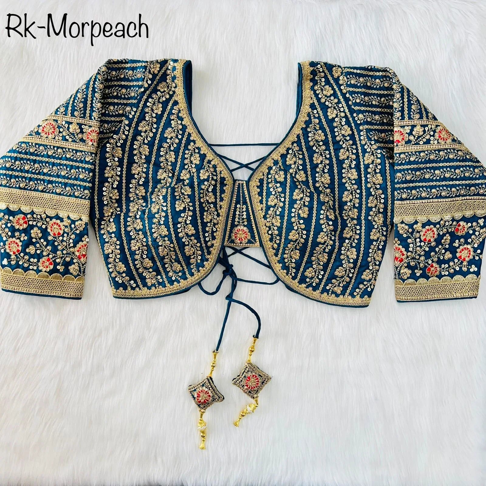 Heavy Embroidery Bridal Work Blouse Anant Tex Exports Private Limited