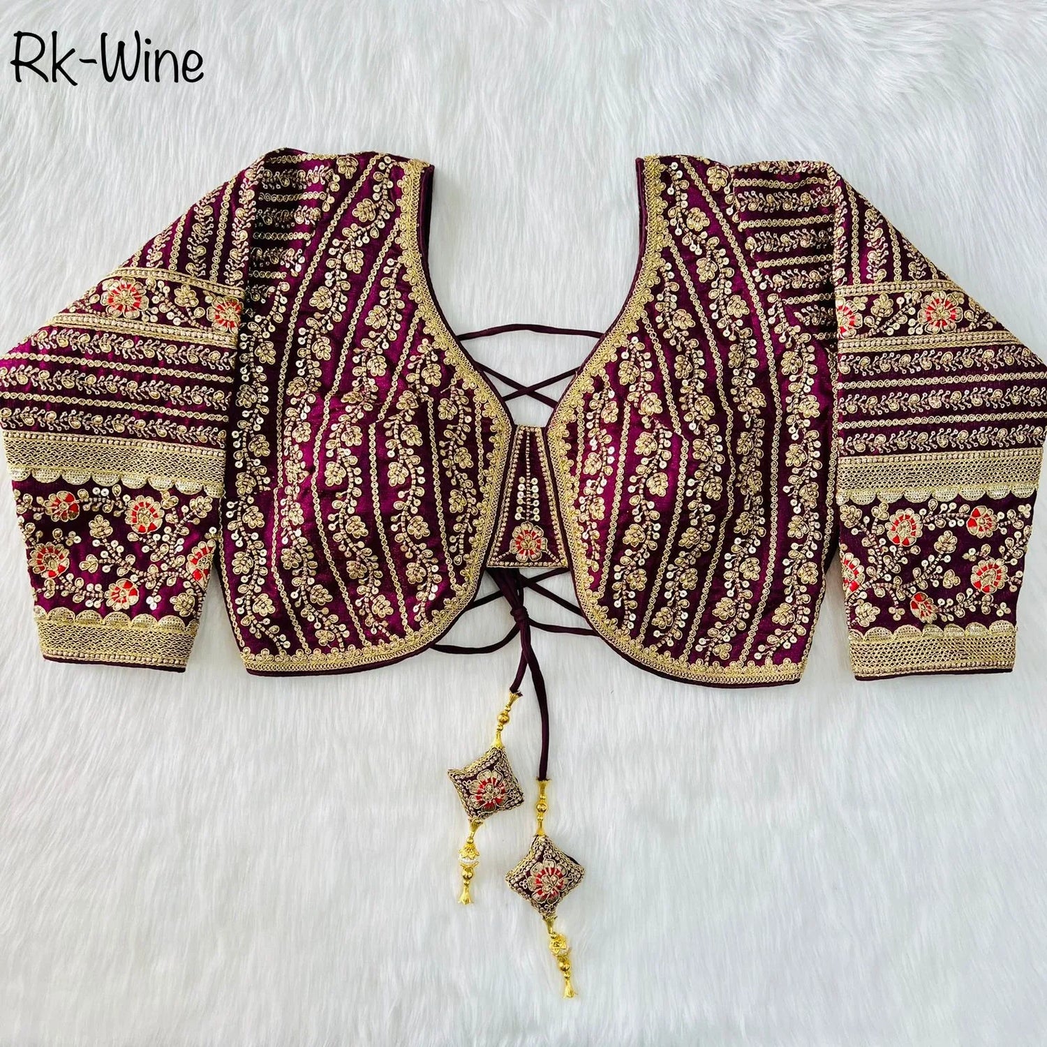 Heavy Embroidery Bridal Work Blouse Anant Tex Exports Private Limited