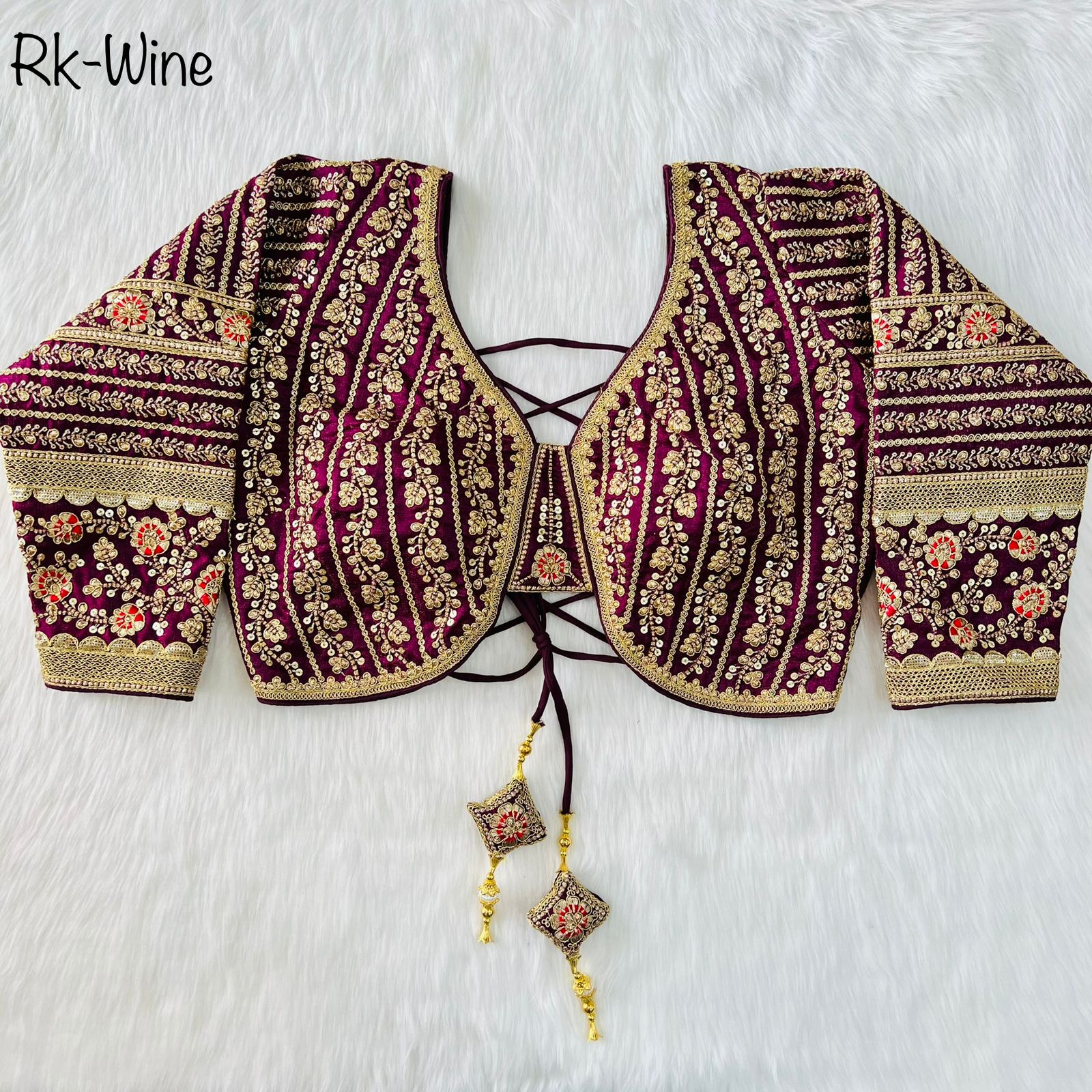 Heavy Embroidery Bridal Work Blouse Anant Tex Exports Private Limited