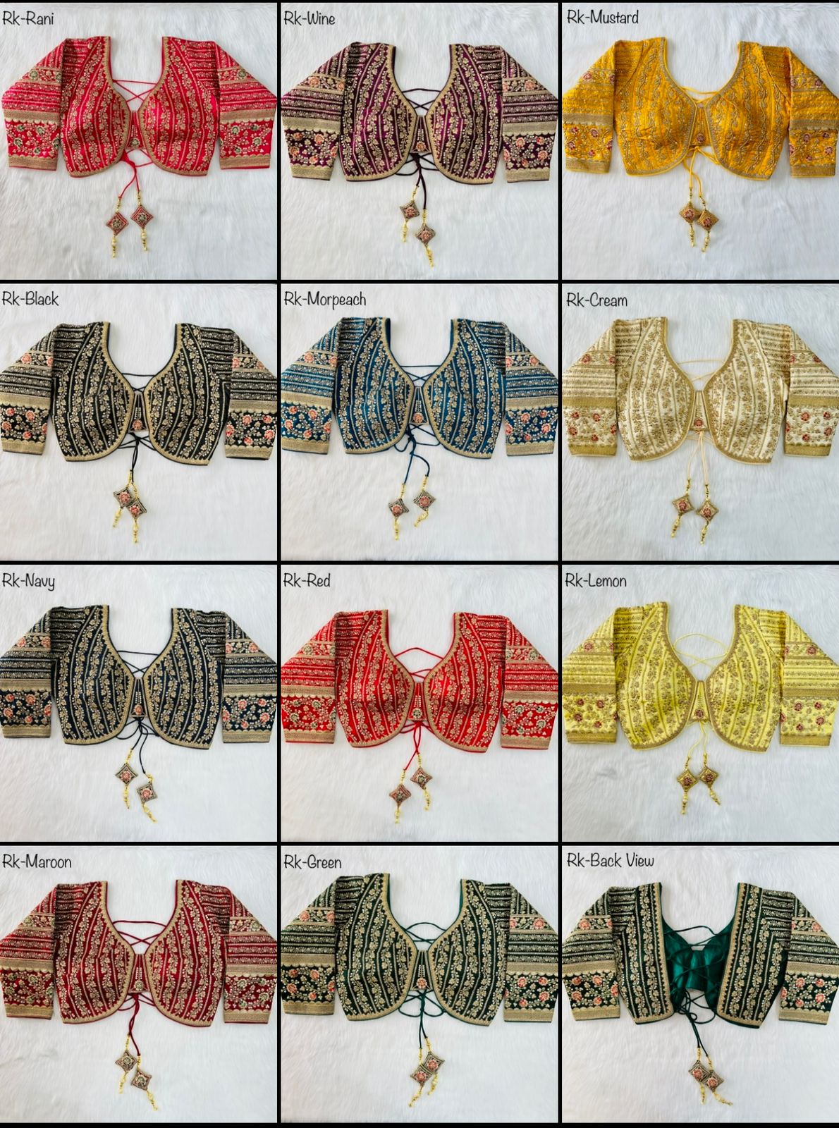 Heavy Embroidery Bridal Work Blouse Anant Tex Exports Private Limited