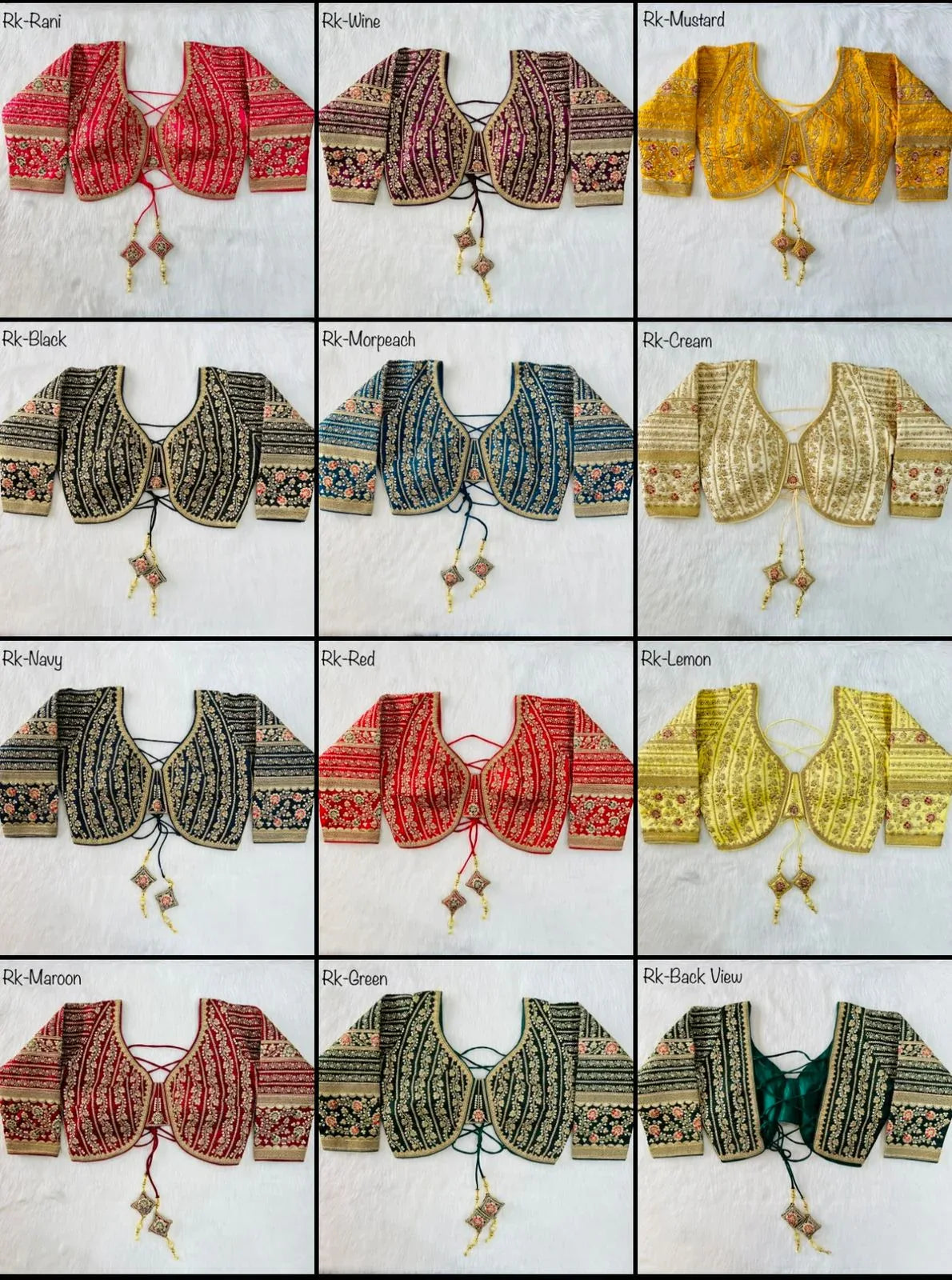 Heavy Embroidery Bridal Work Blouse Anant Tex Exports Private Limited