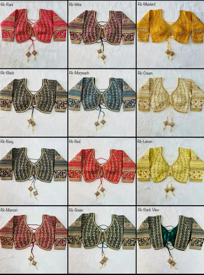 Heavy Embroidery Bridal Work Blouse Anant Tex Exports Private Limited