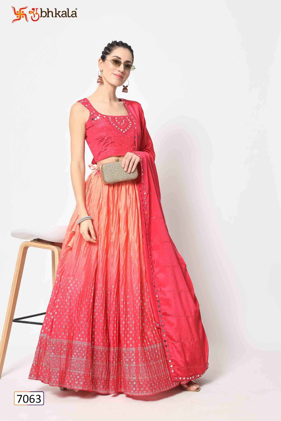 Vol. 10 Bridal Thread Embroidered Lehenga Choli Anant Tex Exports Private Limited