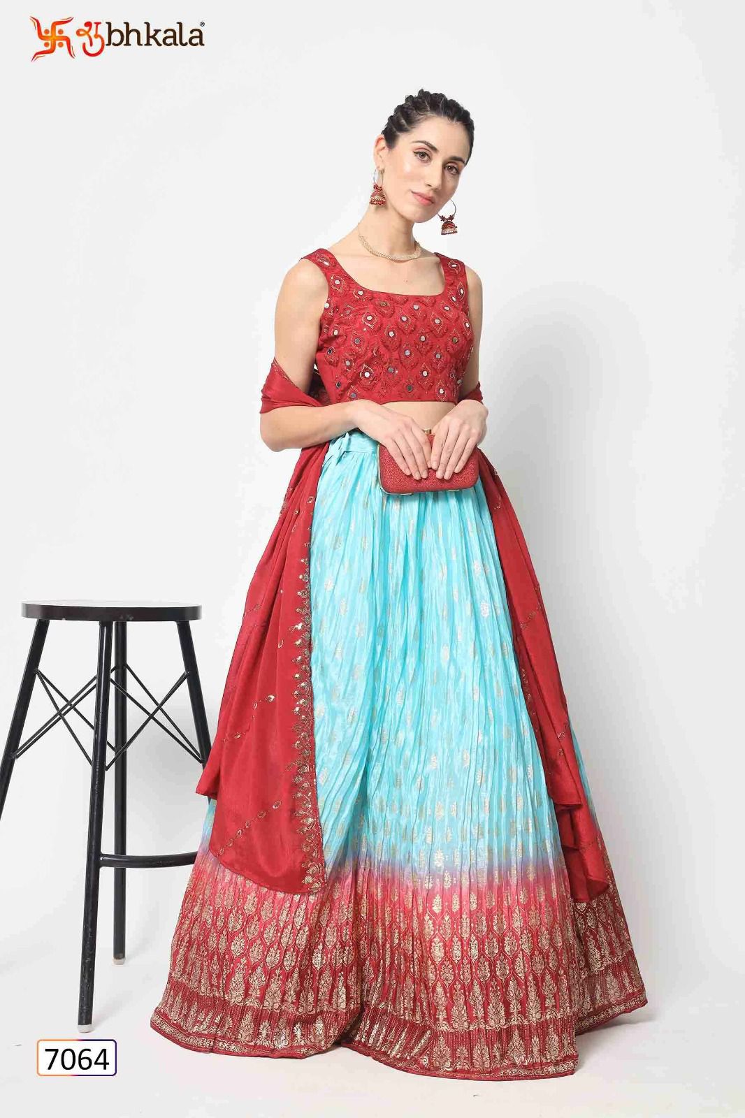 Vol. 10 Bridal Thread Embroidered Lehenga Choli Anant Tex Exports Private Limited