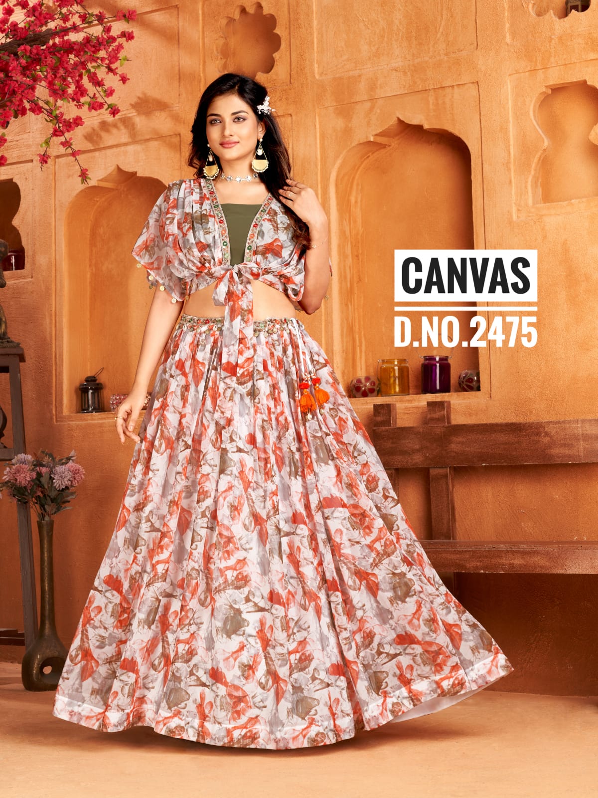 CANVAS PARTY WEAR LEHENGA Anant Tex Exports Private Limited