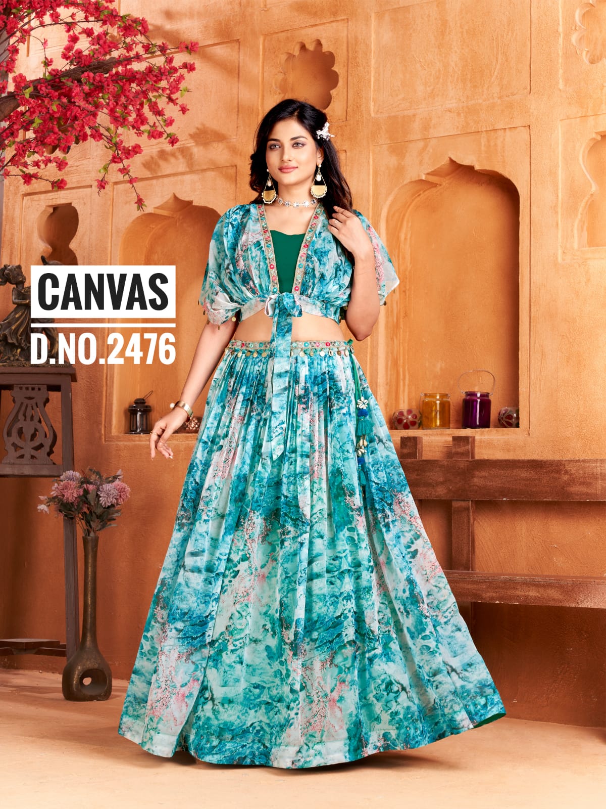 CANVAS PARTY WEAR LEHENGA Anant Tex Exports Private Limited