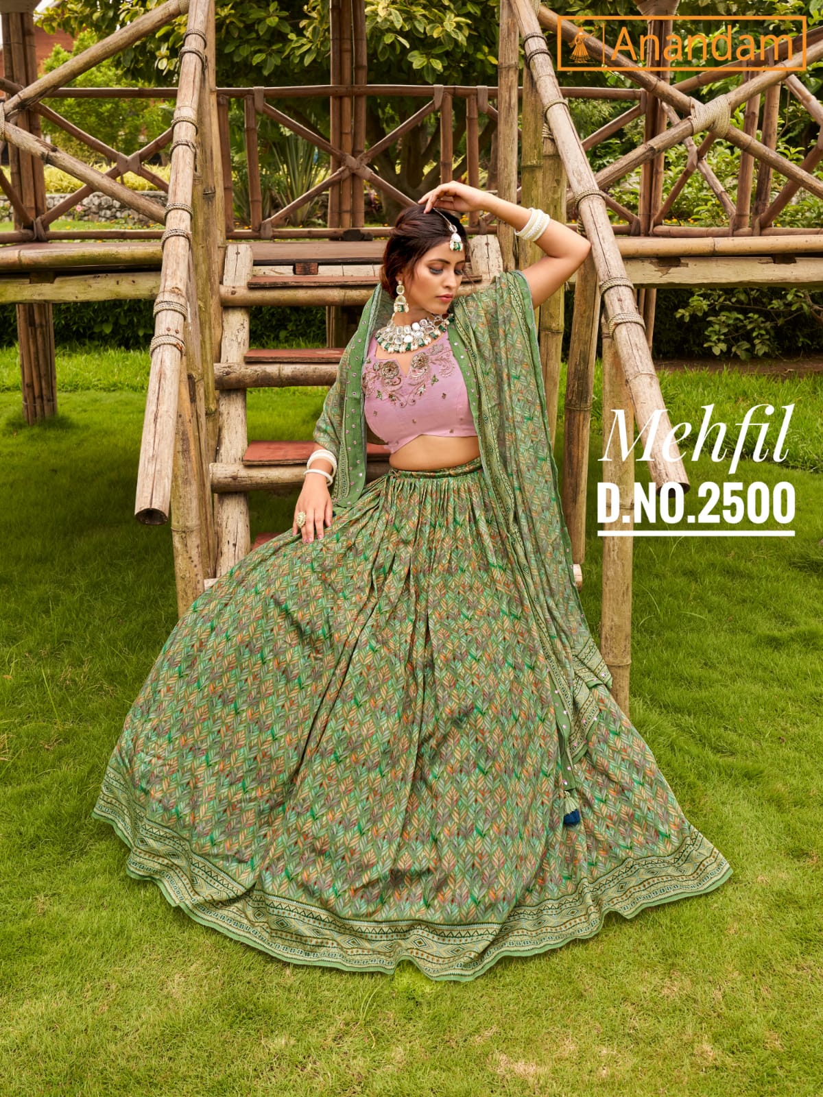 MEHFIL PARTY WEAR LEHENGA D.NO 2497 TO 2501 Anant Tex Exports Private Limited