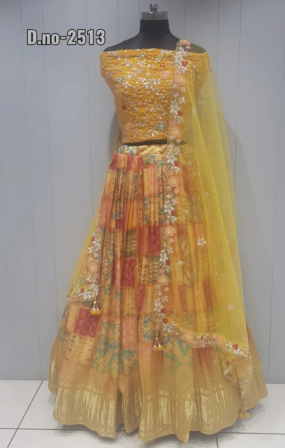 Designer Gaji Silk Lehenga Choli Anant Tex Exports Private Limited