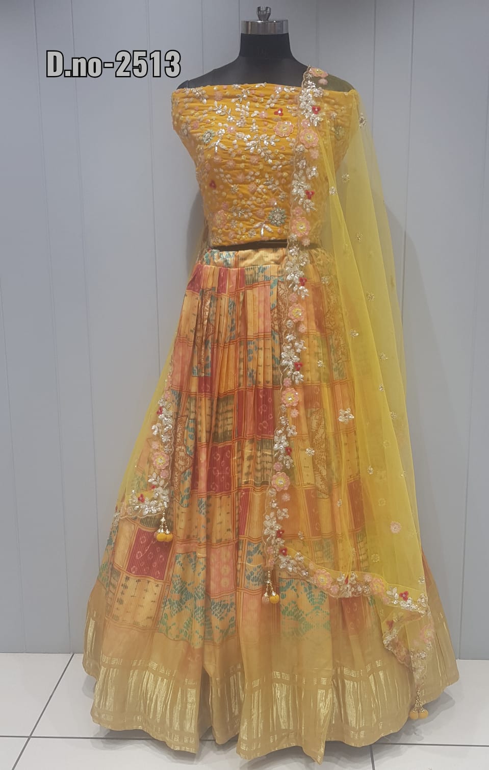 Designer Gaji Silk Lehenga Choli Anant Tex Exports Private Limited