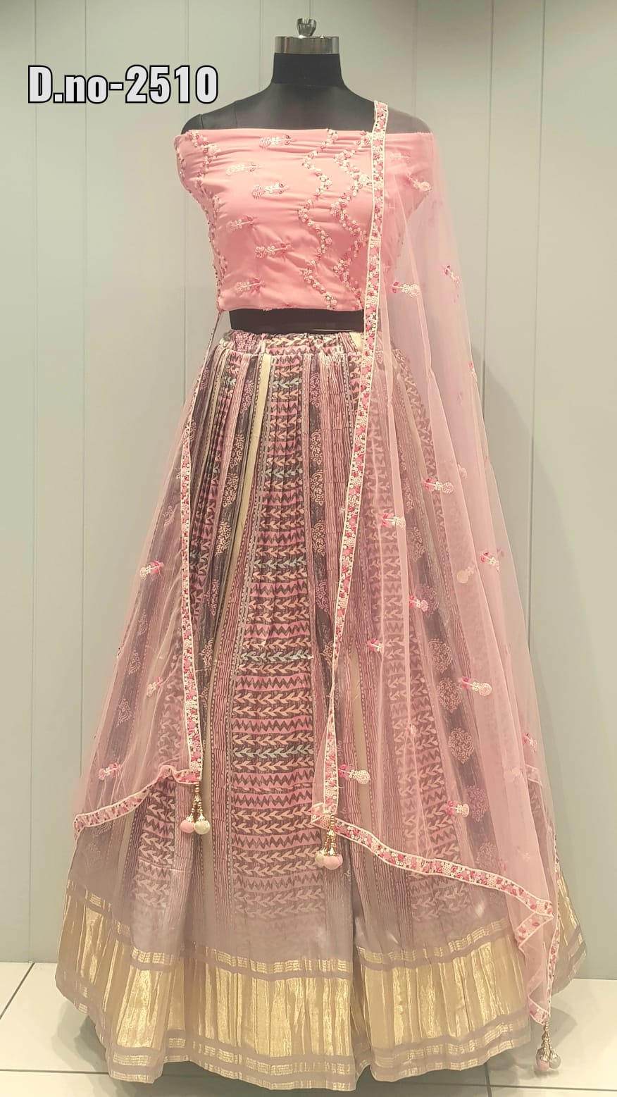 Designer Gaji Silk Lehenga Choli Anant Tex Exports Private Limited