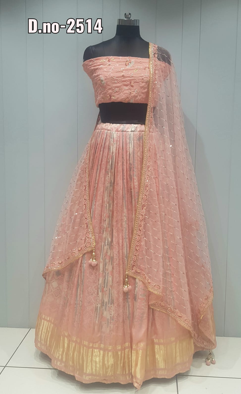 Designer Gaji Silk Lehenga Choli Anant Tex Exports Private Limited