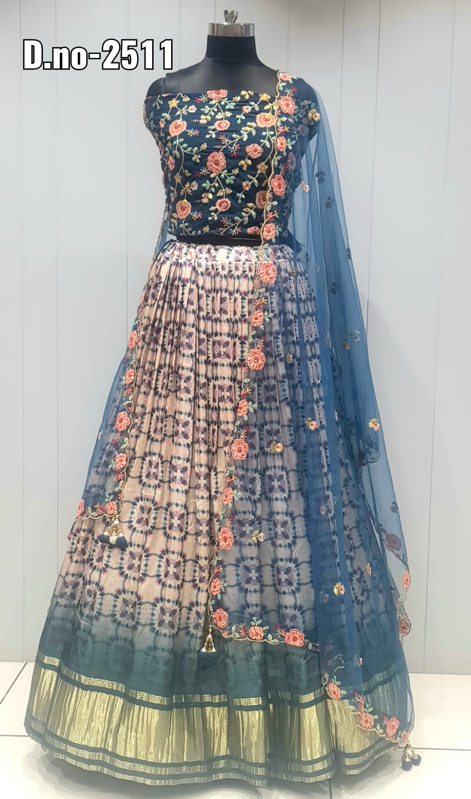 Designer Gaji Silk Lehenga Choli Anant Tex Exports Private Limited