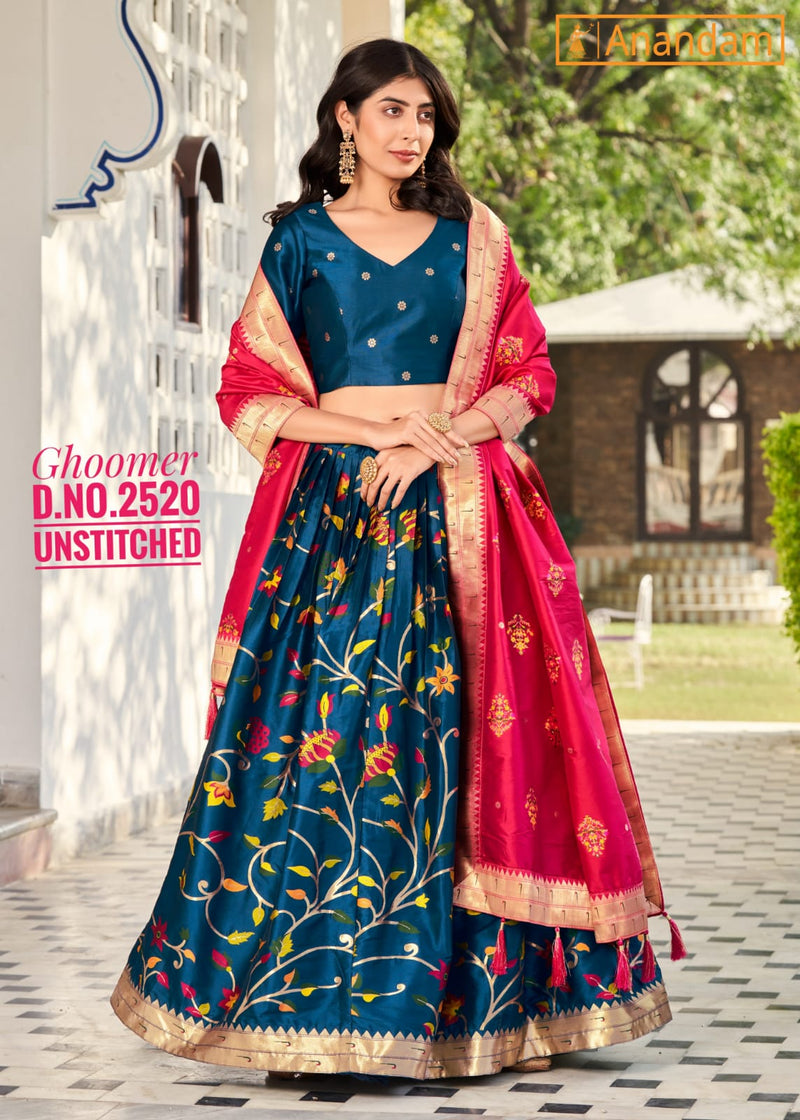 Ghoomer Designer Fancy Wear Lehenga D.no 2518 To 2522 Anant Tex Exports Private Limited