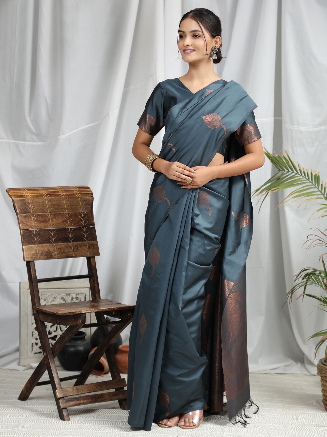 Party Wear Soft Silk Saree Anant Tex Exports Private Limited