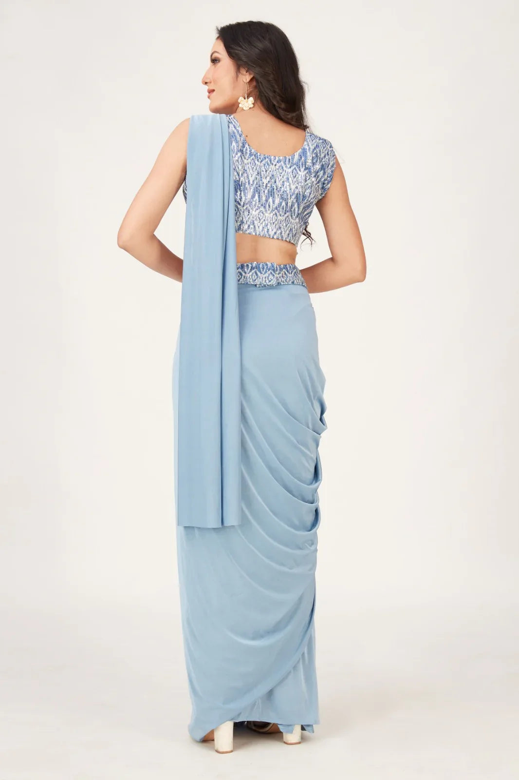 PARTY WEAR READYMADE SAREE D.NO 10AT64 Anant Tex Exports Private Limited