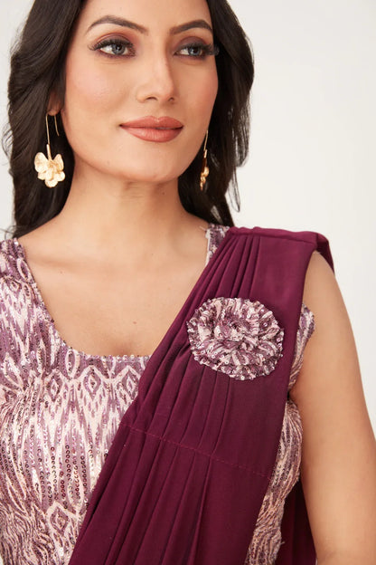 PARTY WEAR READYMADE SAREE D.NO 10AT64 Anant Tex Exports Private Limited