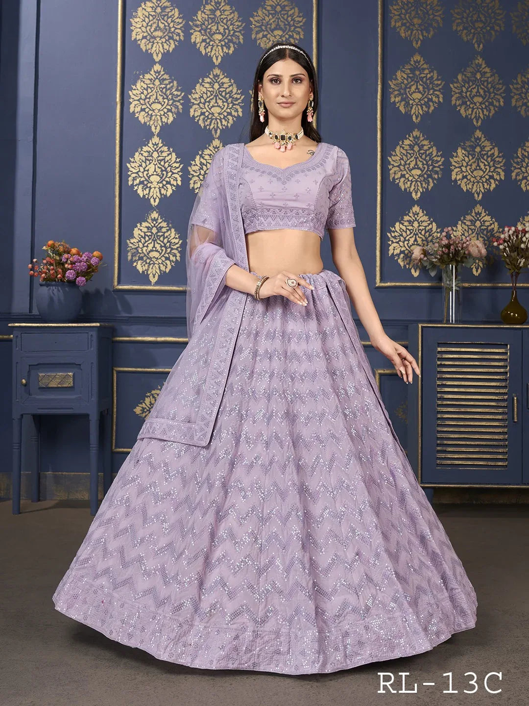 DESIGNER OCCASION WEAR LEHENGA D.NO RL-13 Anant Tex Exports Private Limited