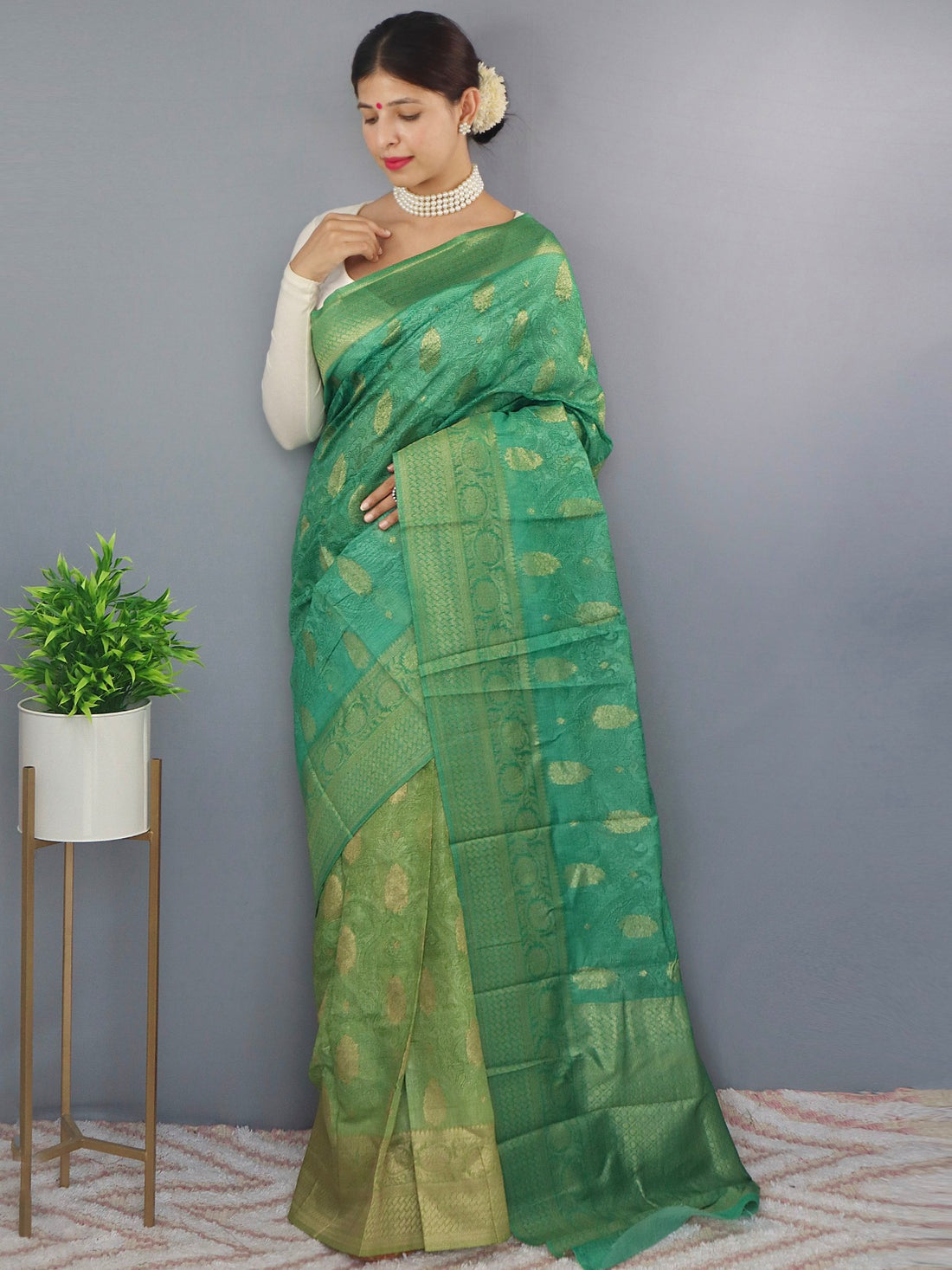 PURE CHANDERI TILAK SAREE Anant Tex Exports Private Limited