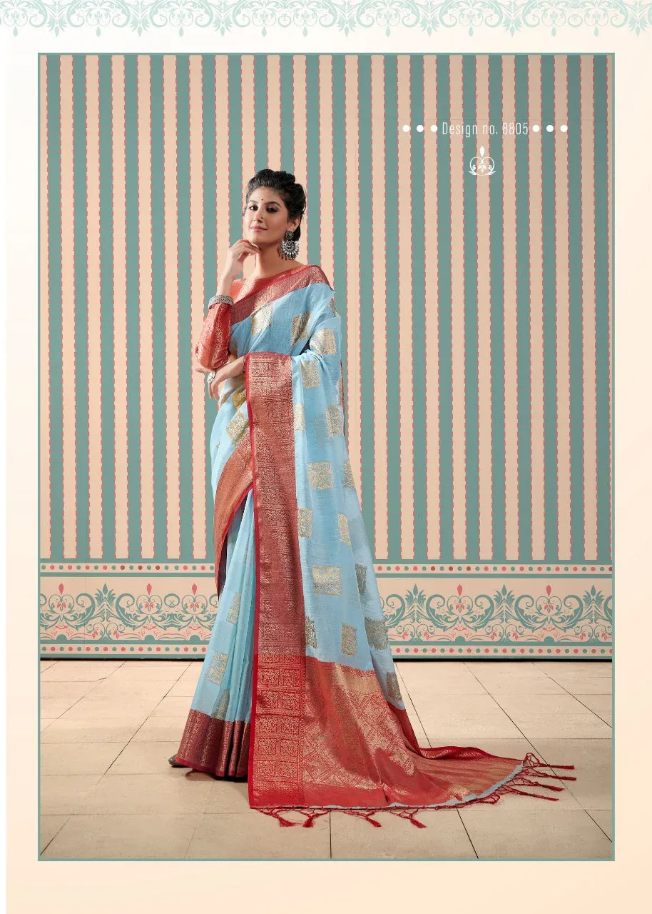 Party Wear Aaravi Silk Saree Anant Tex Exports Private Limited