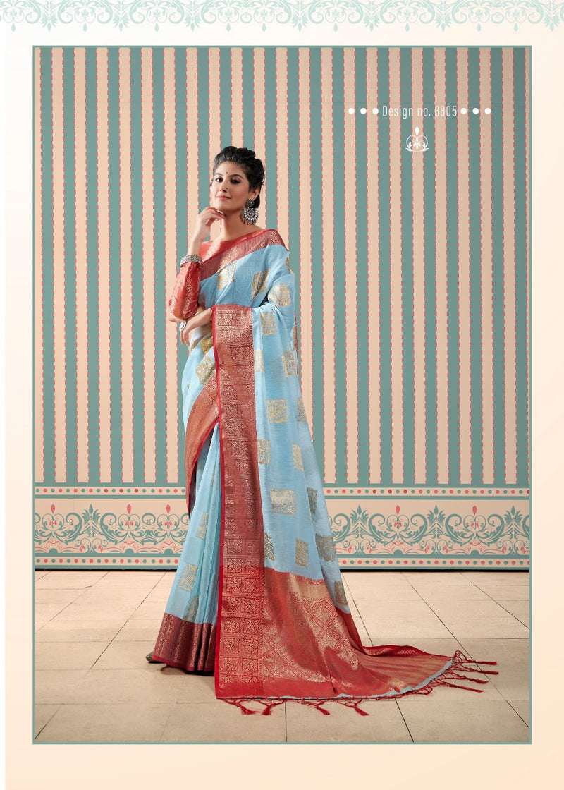 Party Wear Aaravi Silk Saree Anant Tex Exports Private Limited