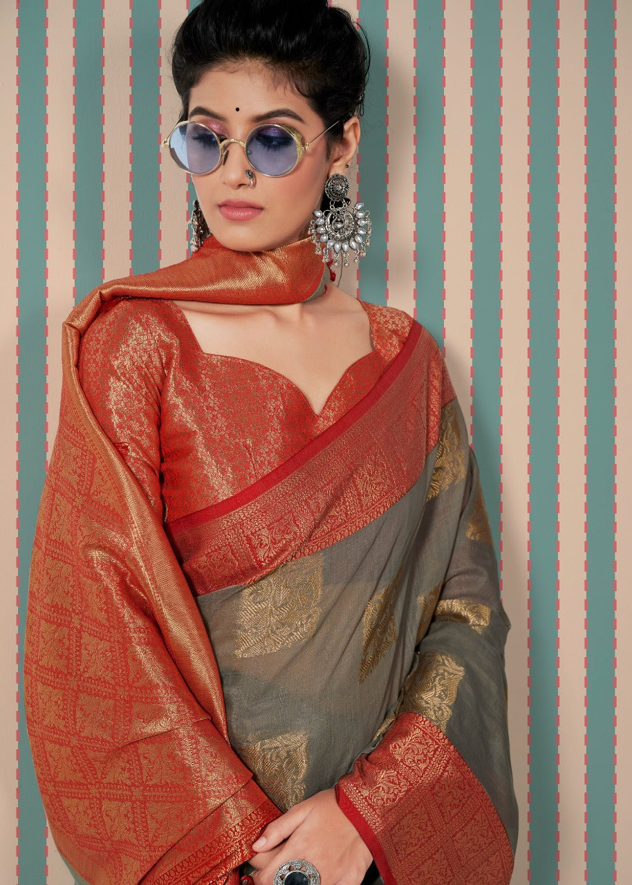 Party Wear Aaravi Silk Saree Anant Tex Exports Private Limited
